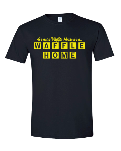 Waffle Home t-shirt (Black)